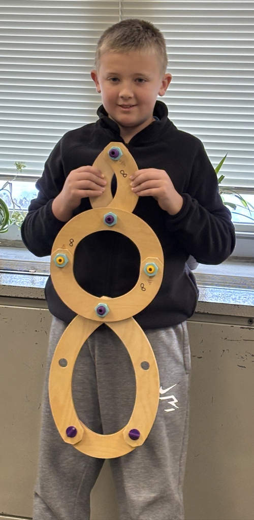 student with snowman