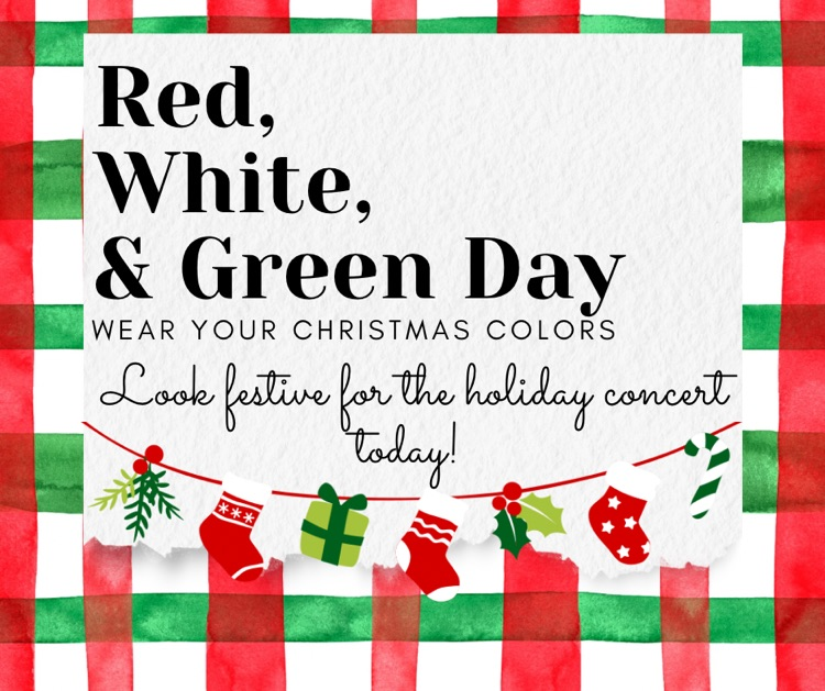 Red, Green, & White