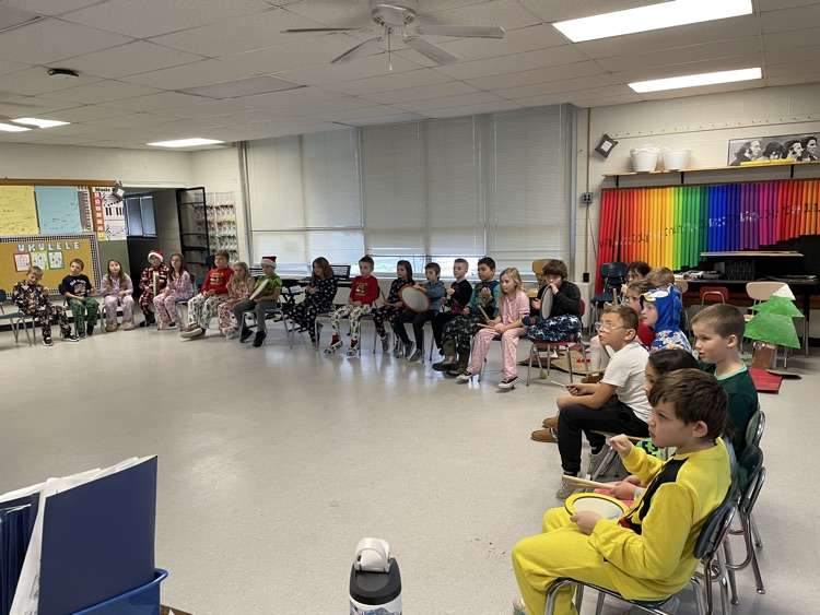 students playing instruments