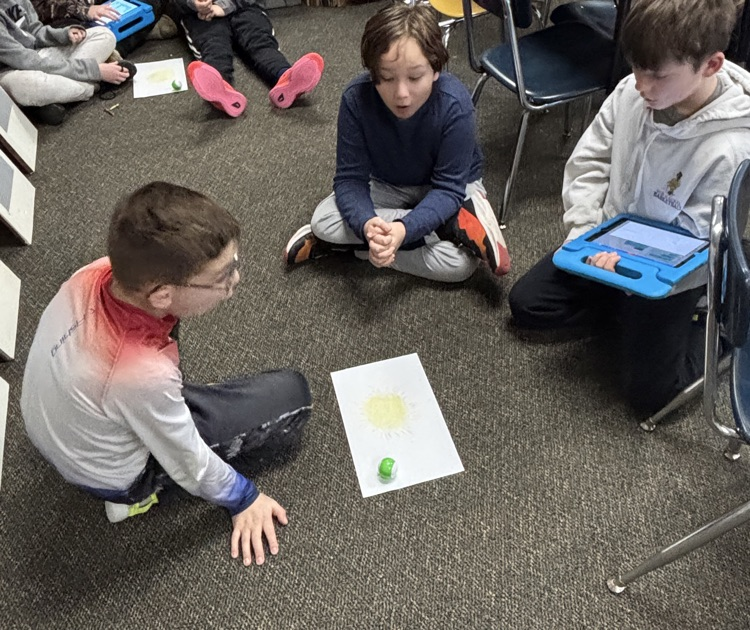 students with robots 