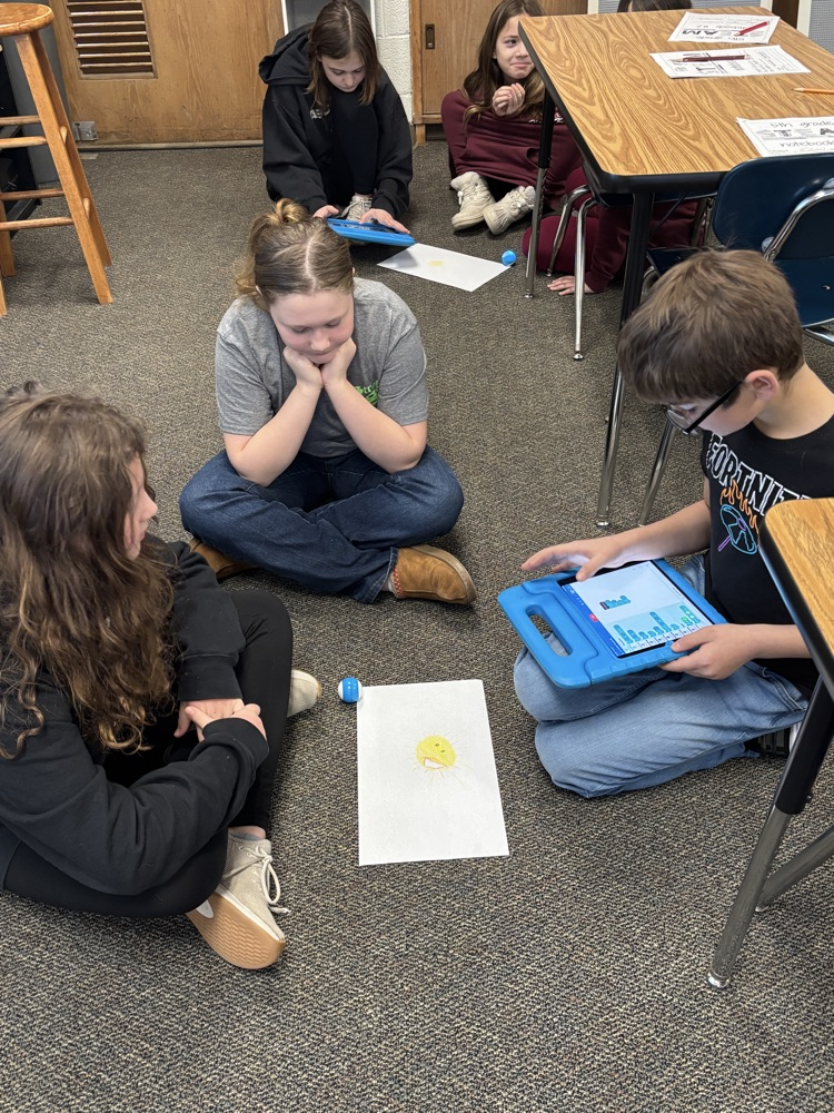 students with robots 