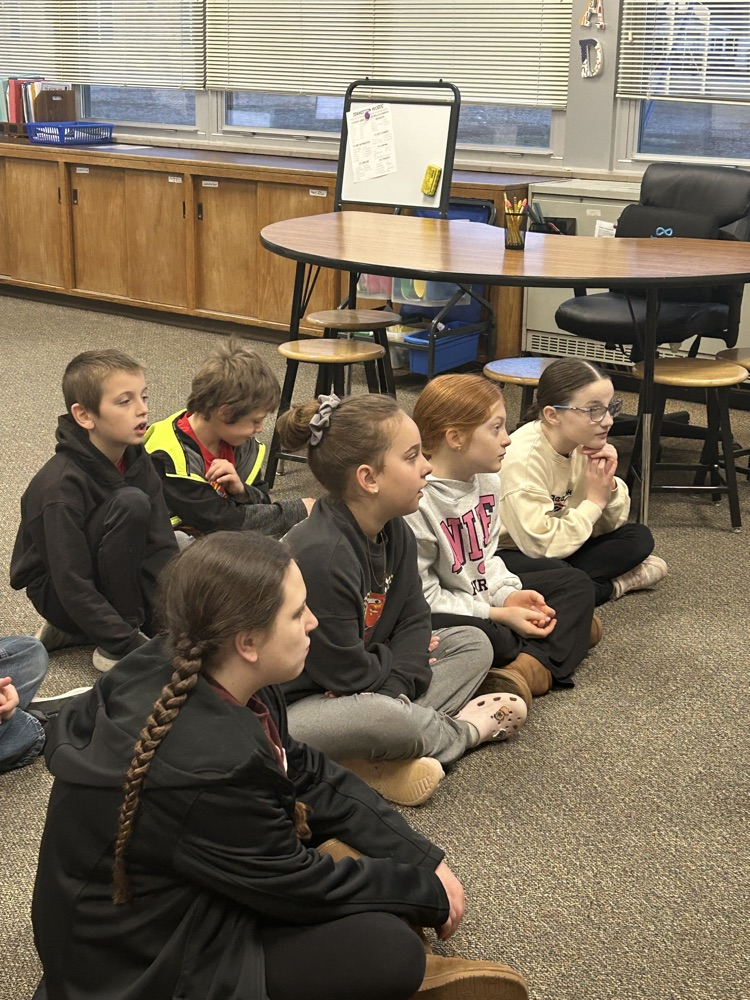 Students were engaged in the story!