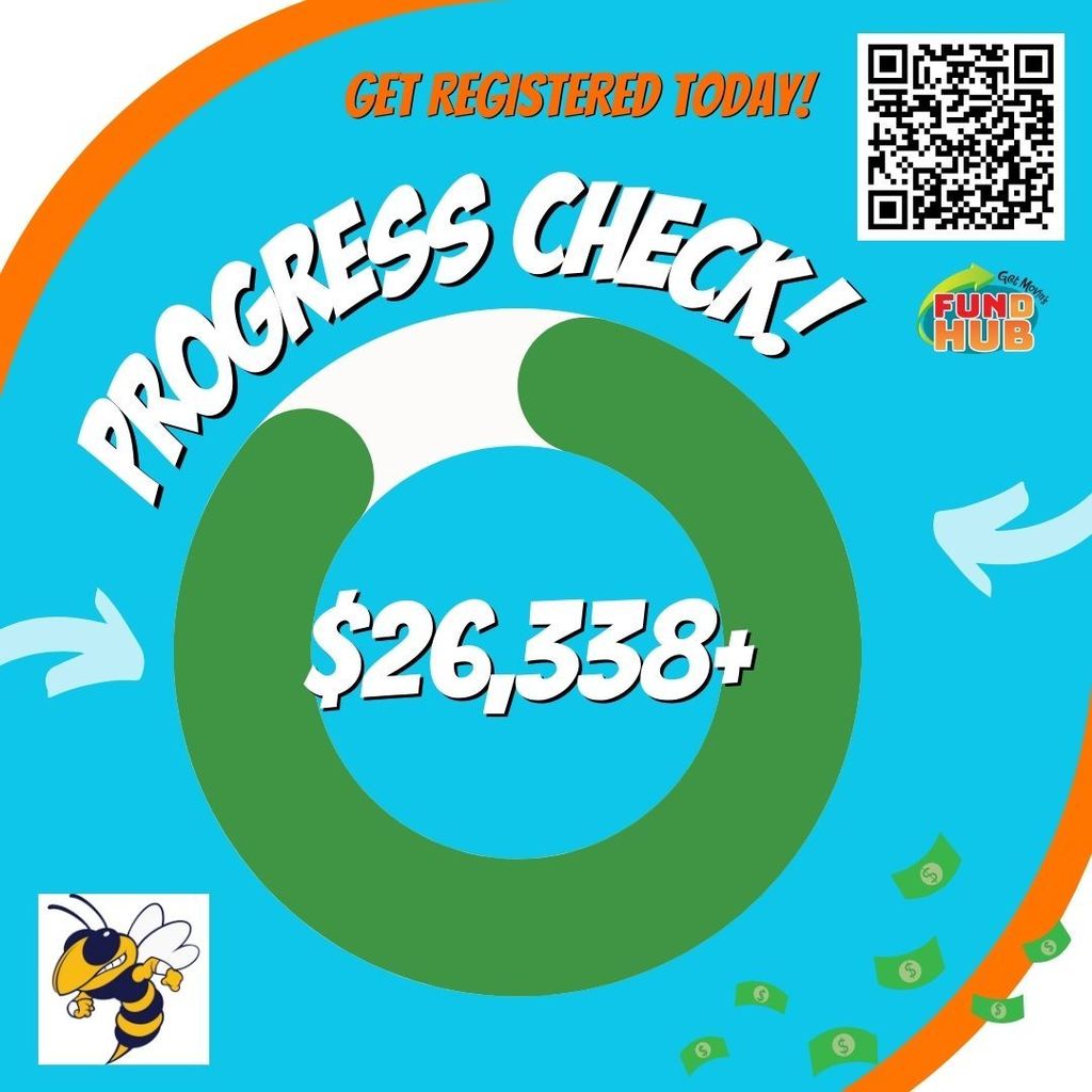 Progress check. $26,338 raised