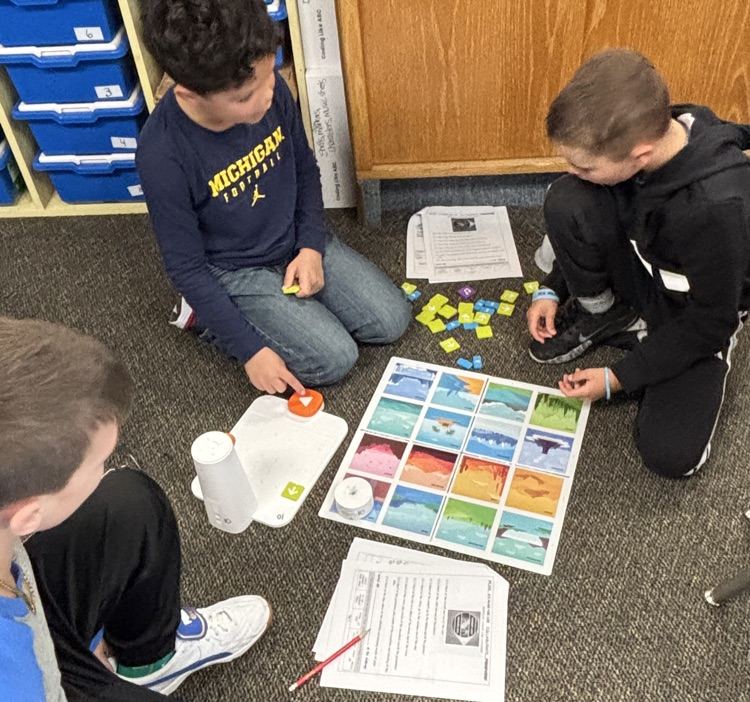 students with robots 