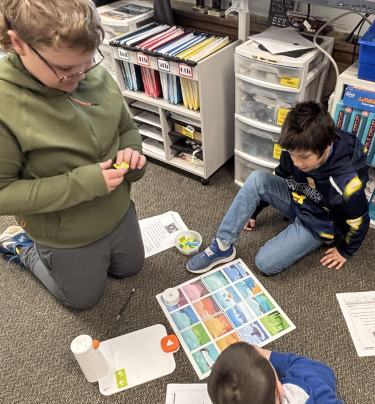 students with robots 
