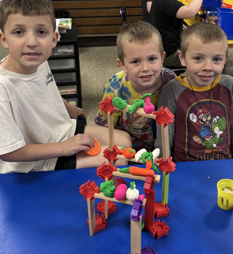 students with greenhouse 