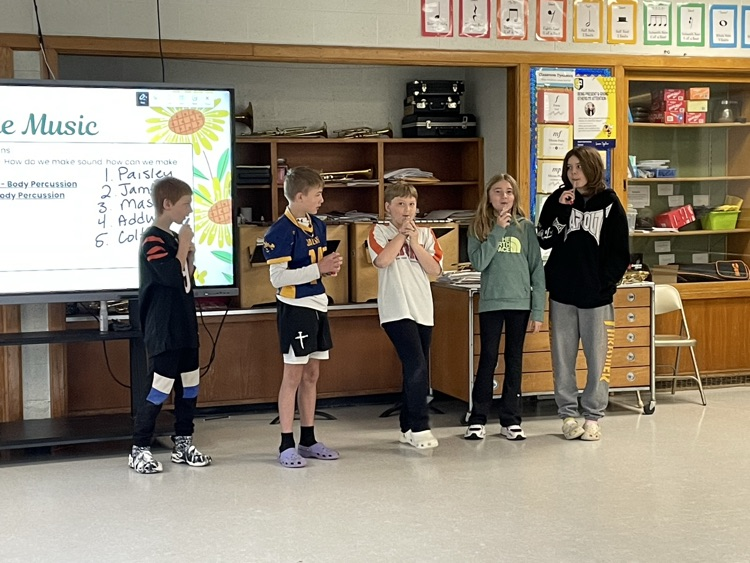 students playing instruments