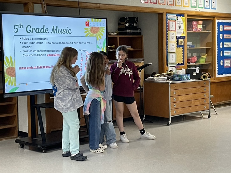 students playing instruments