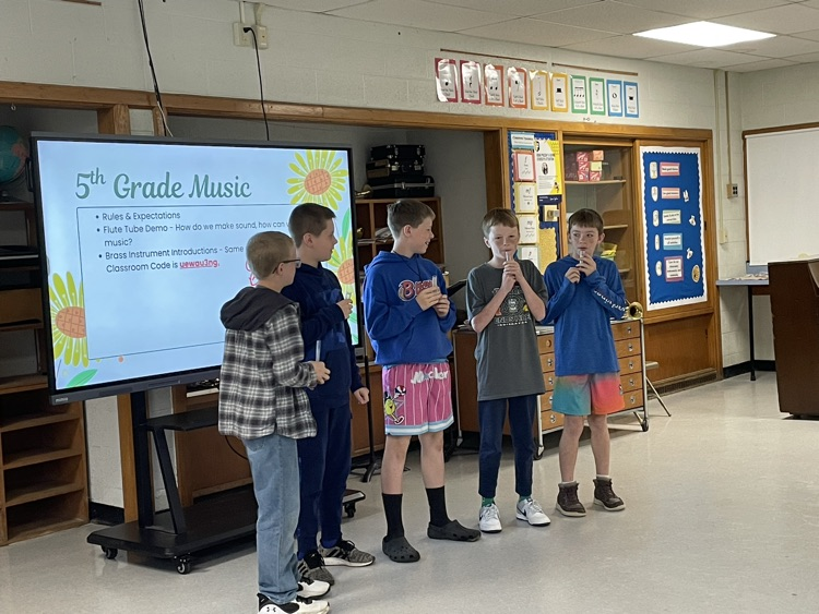 students playing instruments