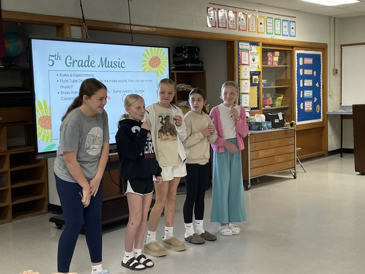 students playing instruments