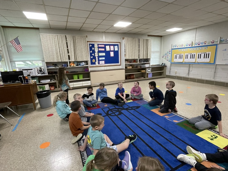 students playing a game