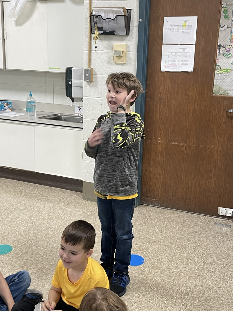students playing a game