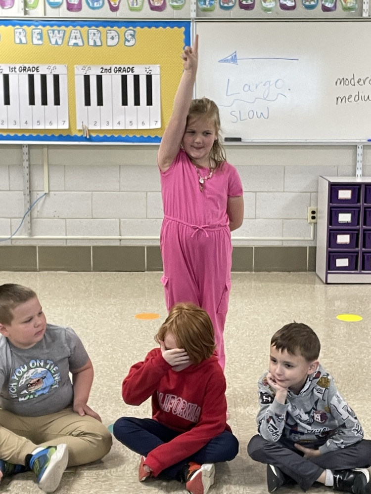 students playing a game