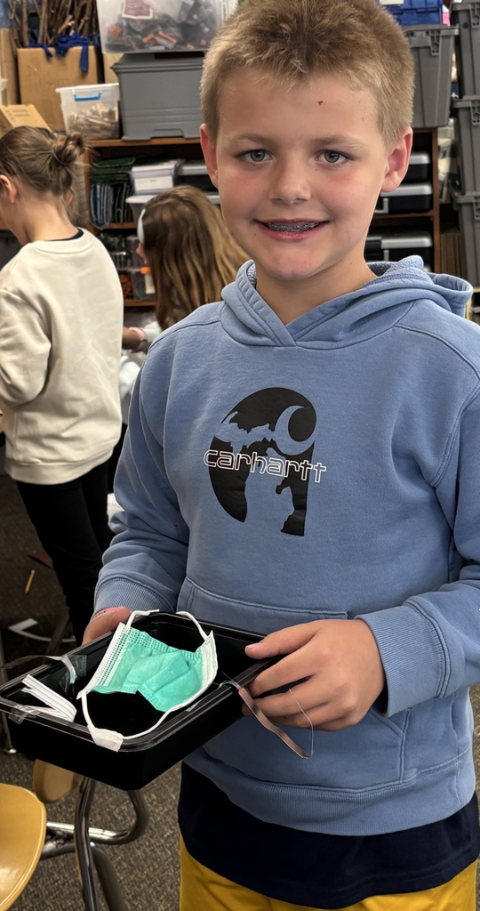 student with plane 