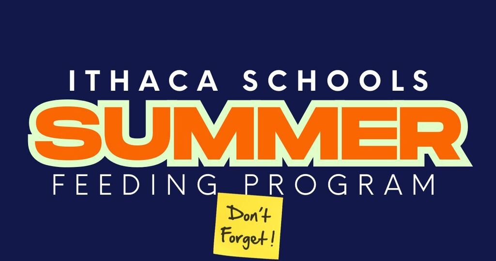 Ithaca PS Summer Feeding Program Image with Reminder