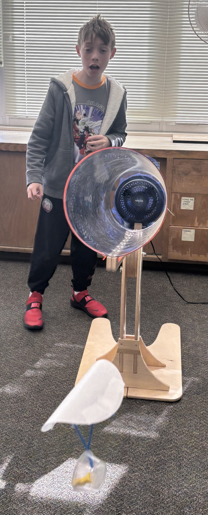 students with wind tunnel 