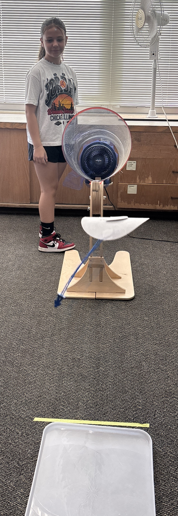 students with wind tunnel 