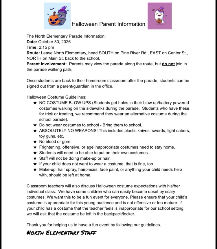 Halloween costume information
