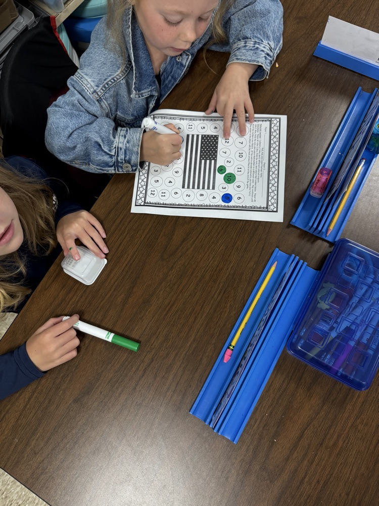 students writing