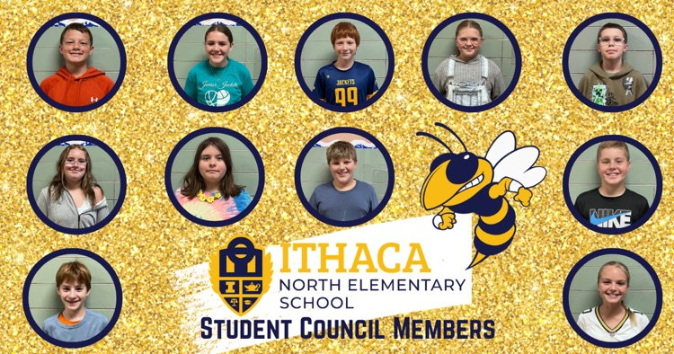 Individual pictures of each sixth grade student council member for the 26-27 year