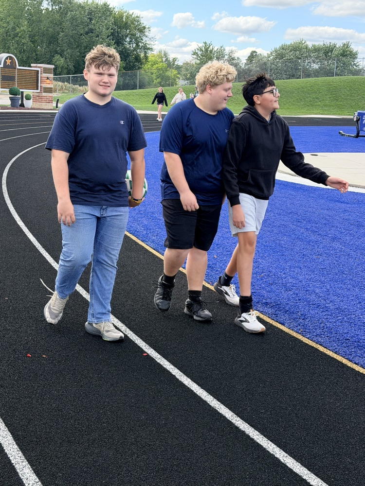 9th grade boys walking