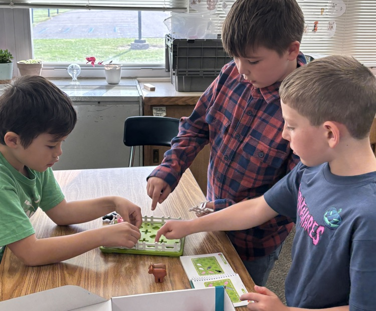 students playing game 