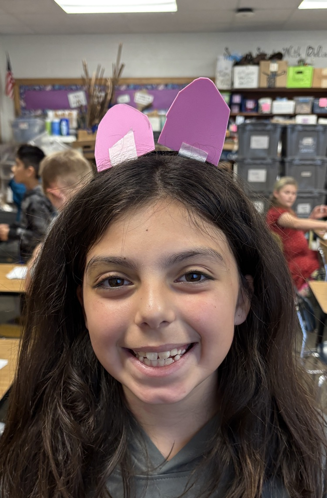 student with animal ears