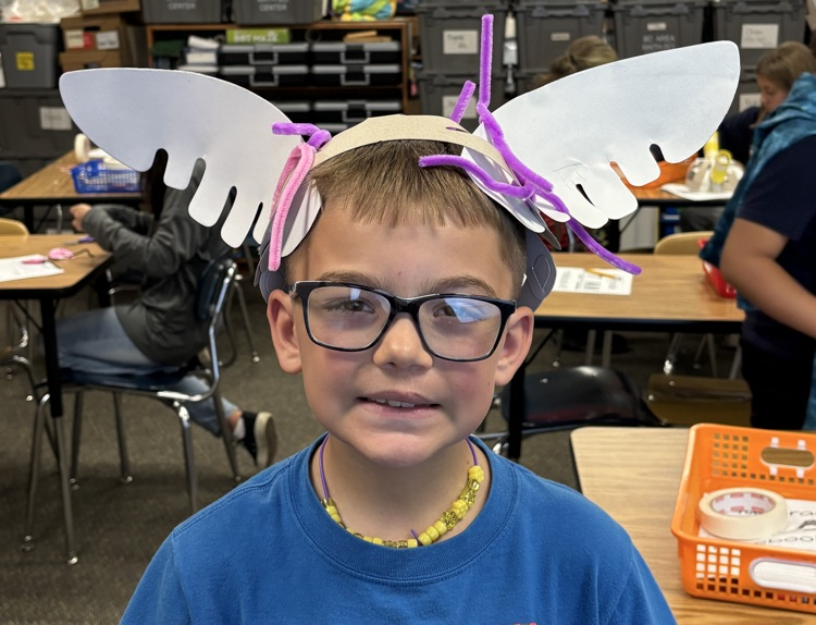 student with animal ears 