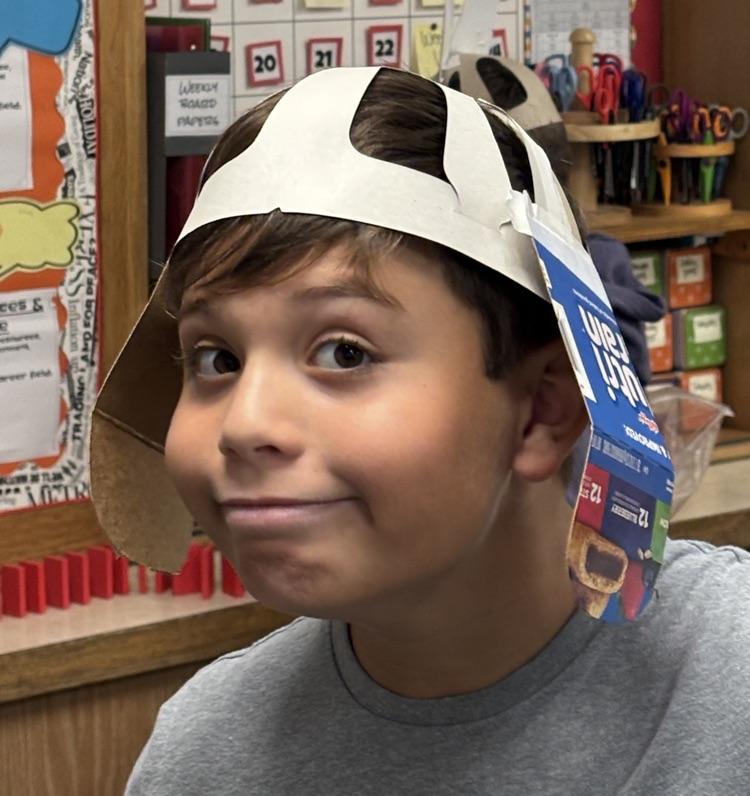 student with animal ears
