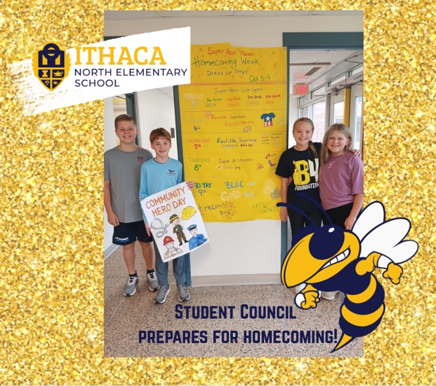 6th Grade Student Council and posters