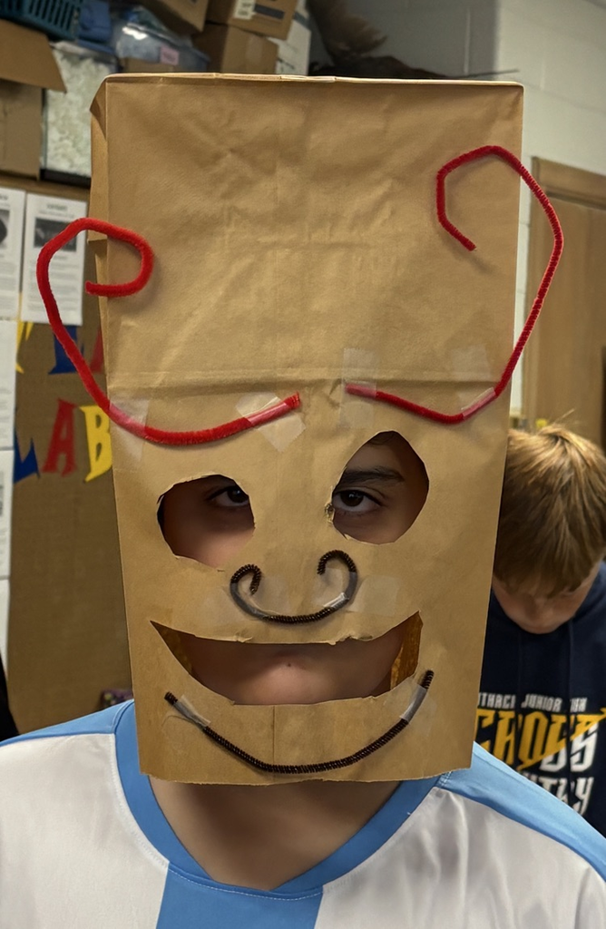student with mask 