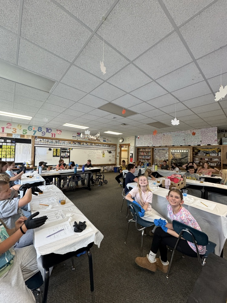 students in class