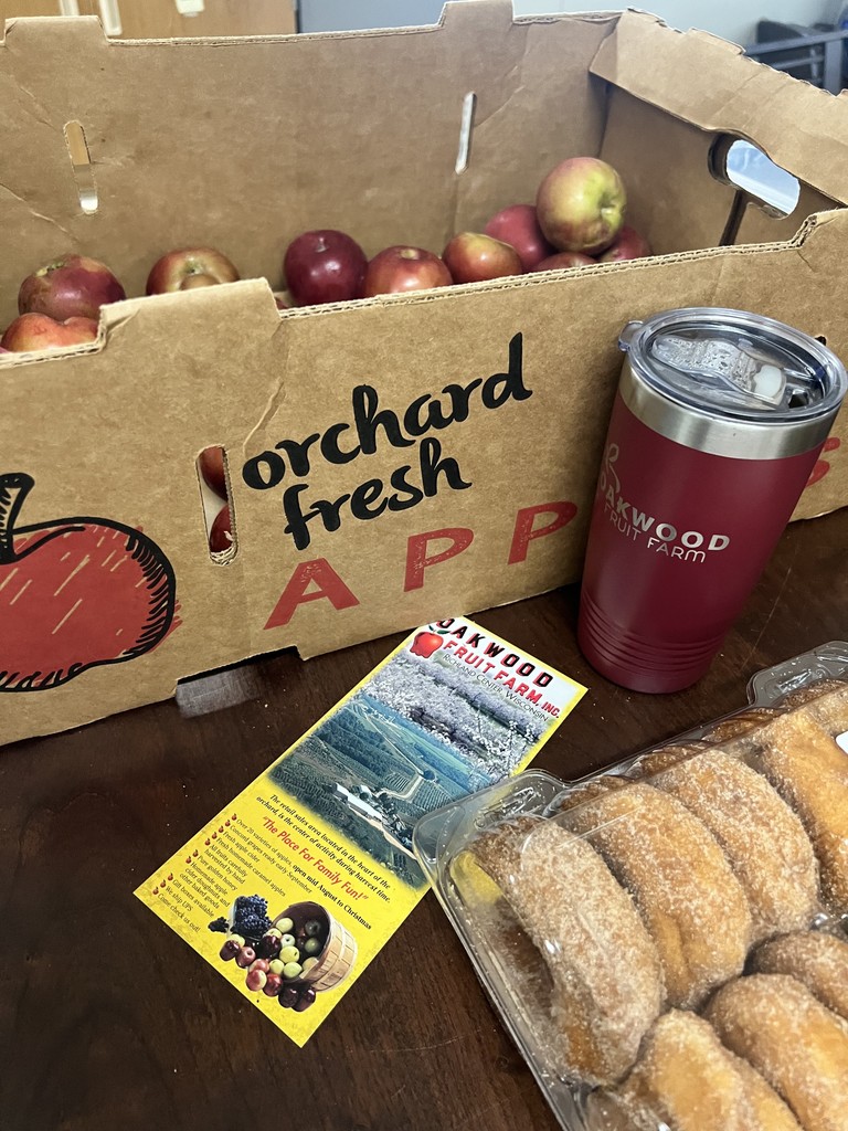 Oakwood Fruit Farm donations for staff - Thank you!