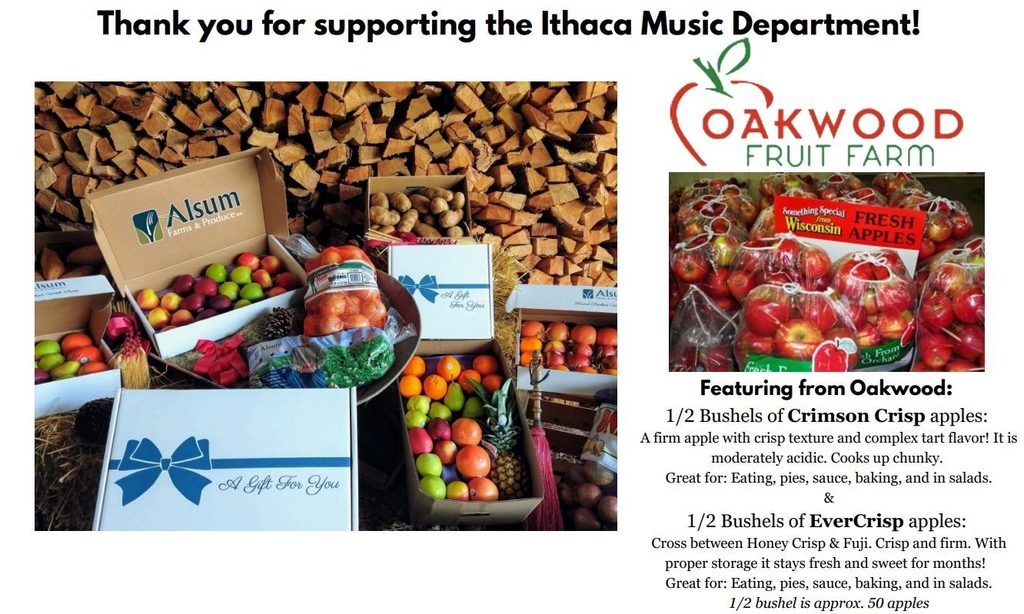 Ithaca Music Boosters Alsum Farms Fruit fundraiser 2025