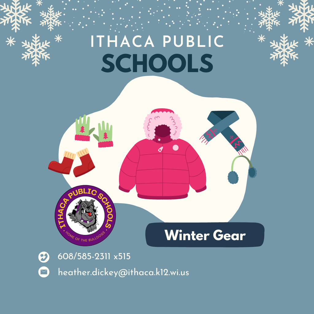 Ithaca Public Schools winter gear - Heather Dickey, contact