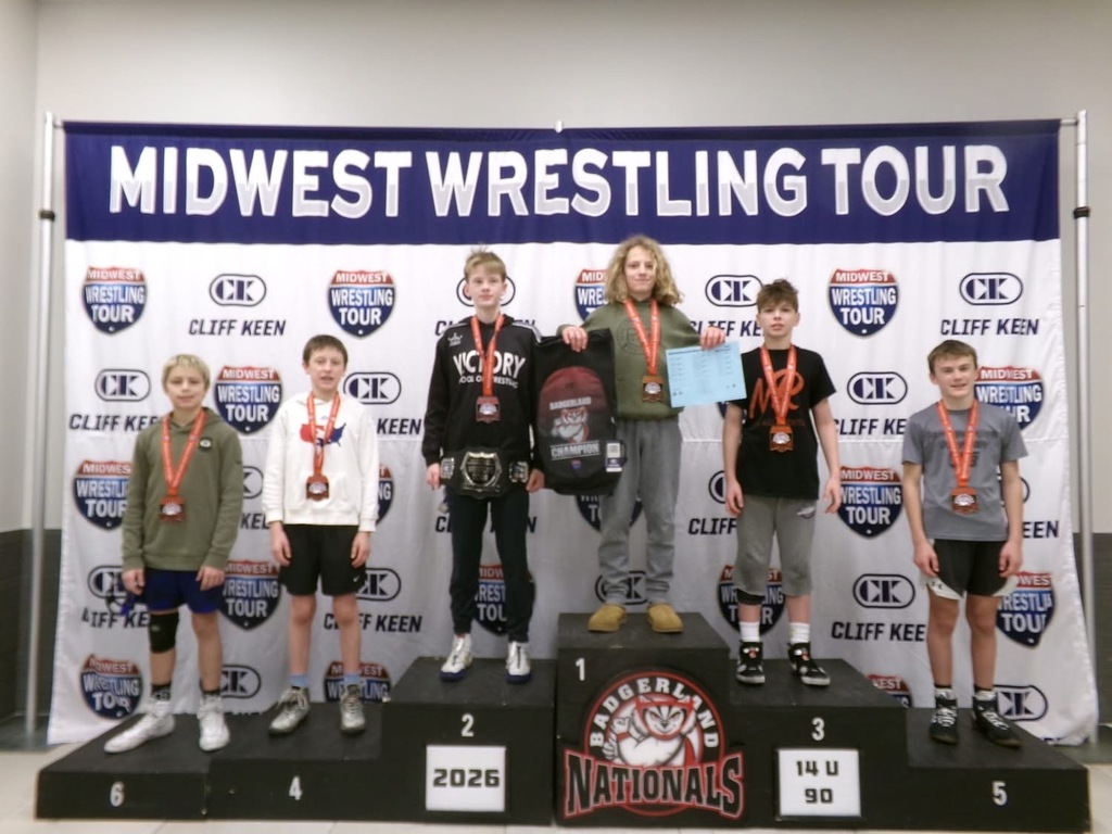 A.I. places 3rd at Midwest Wrestling Tour 2026