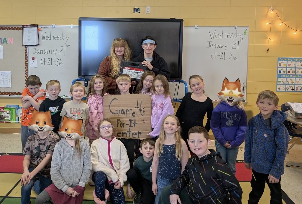 Garrett's 1st Grade friends thank him! 2026