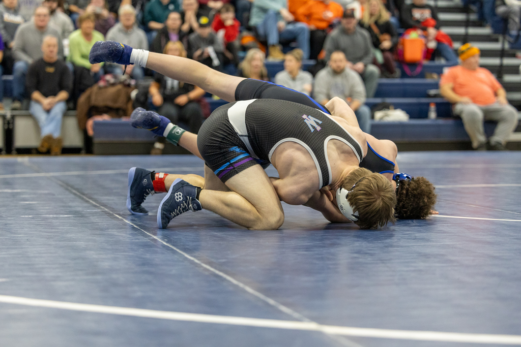 Derek Franzen, Ithaca/Weston senior wrestler earns 100th win