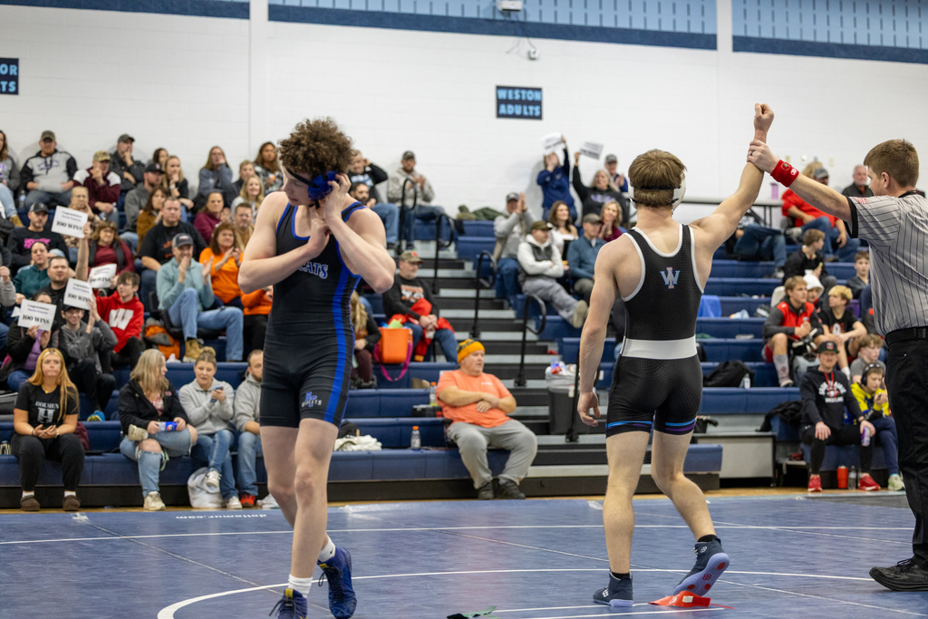 Derek Franzen, Ithaca/Weston senior wrestler earns 100th win 2026