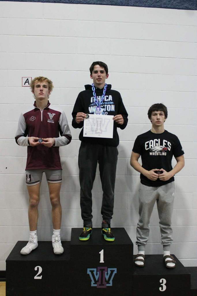 Blake Bingham 1st at 2026 I/W Boys tournament