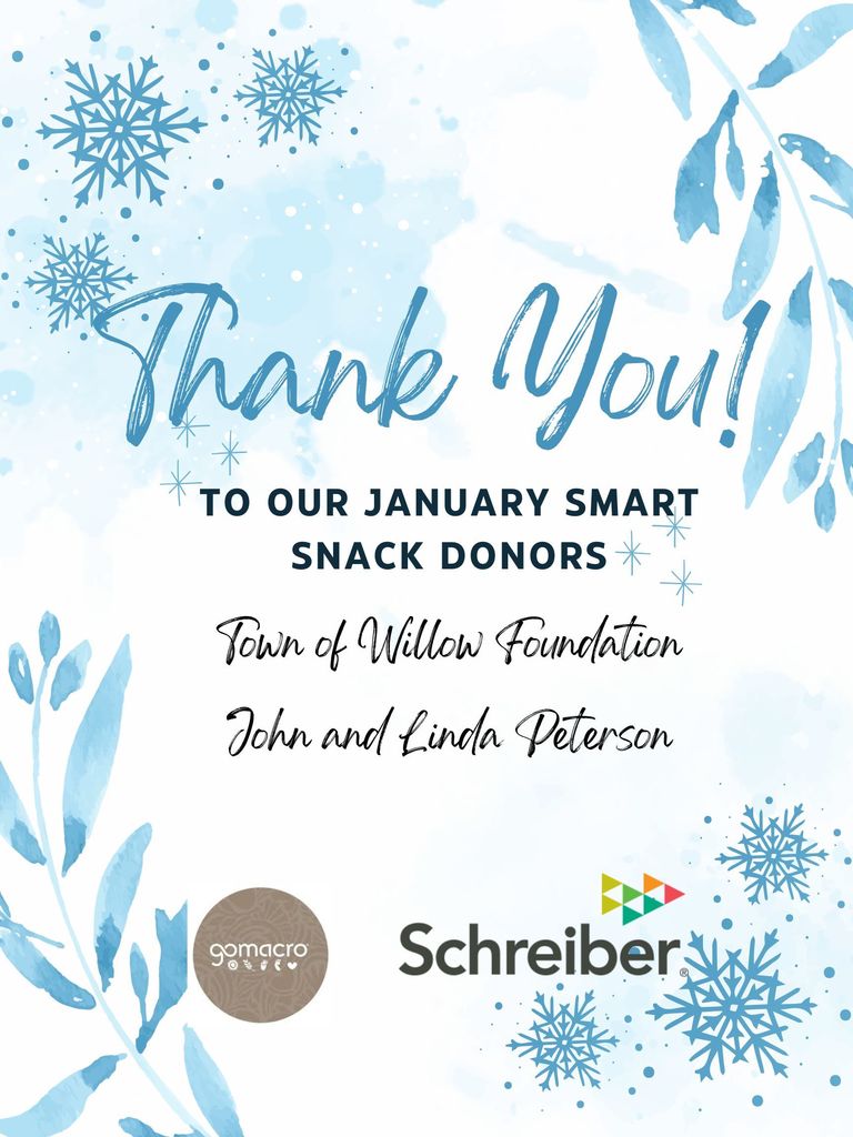 January 2026 Smart Snack donors