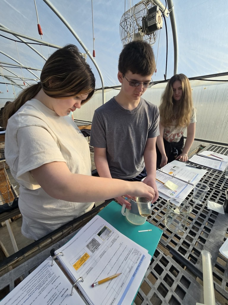 8th grad Ag class nitrate depletion #1