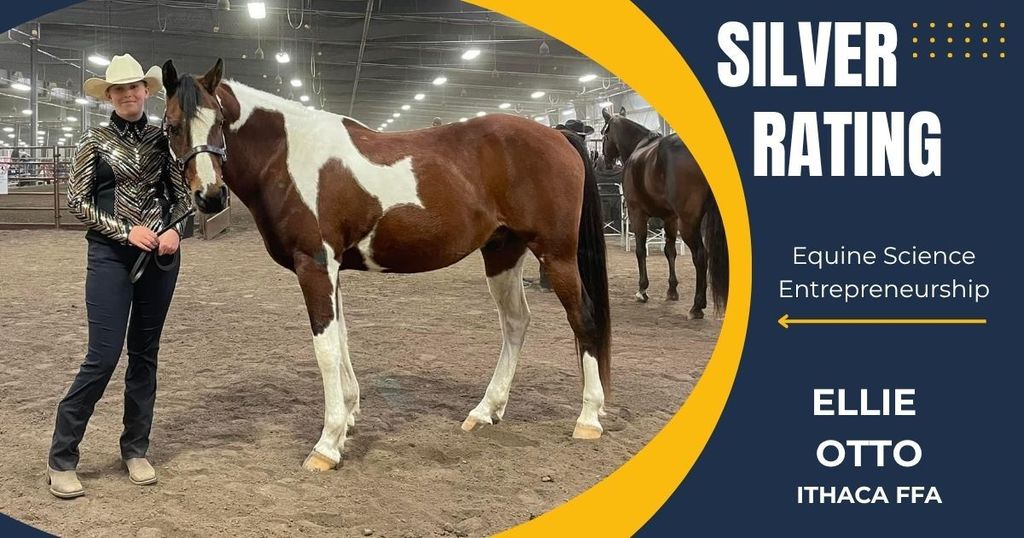 Ellie Otto Silver Rating Equine Science Entrepreneurship 2026