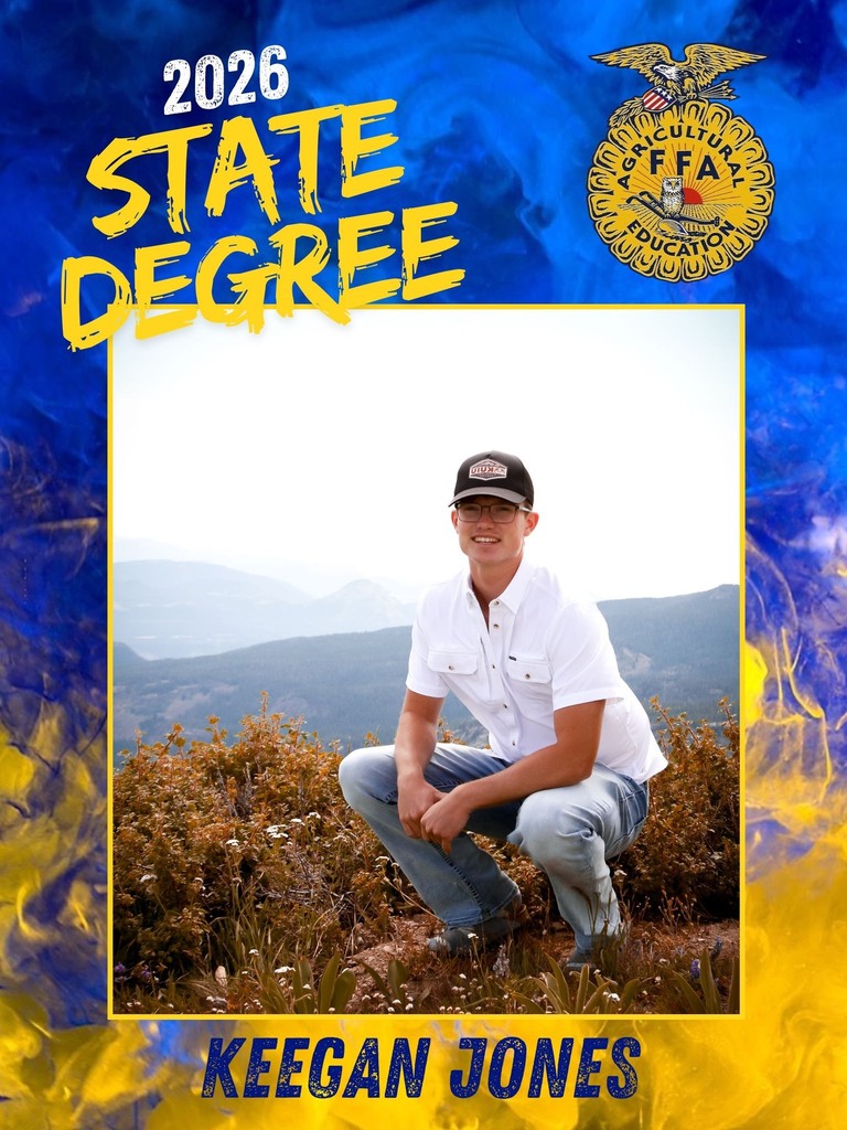 State FFA Degree 2026 Keegan Jones