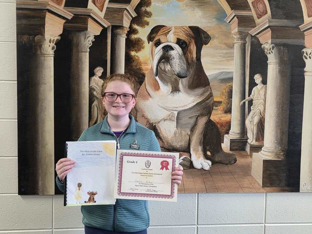 A.D. Ithaca Elementary student, winner of DKG writing contest 2026