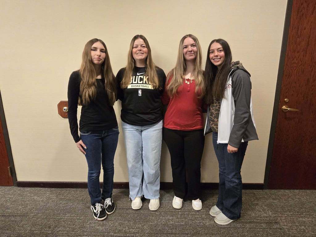 2026 Ithaca FFA Floriculture Lylah Barry, Alyssa Olson, Kayla Fry, Kennedy Salisbury