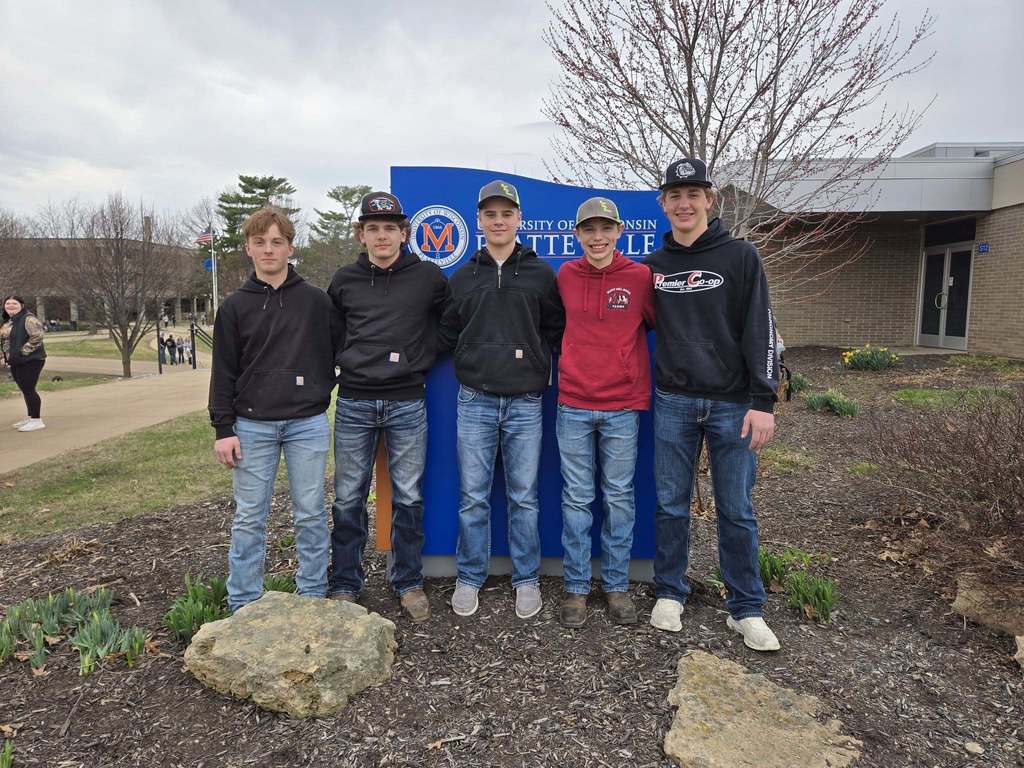 2026 Ithaca FFA Junior Dairy Braxton Fowell, Briggs Maxwell, Easton Nelson, Spencer Nelson; Meats and Junior Dairy Blake Straight