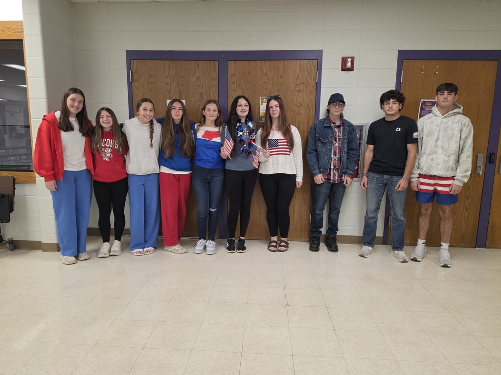 Sophomores - Class of 2029 Red, White, and Blue day for 2026 Homecoming