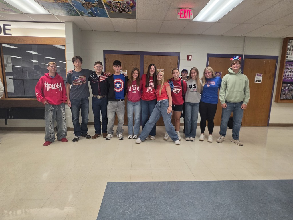 Seniors - Class of 2027 Red, White, and Blue day for 2026 Homecoming