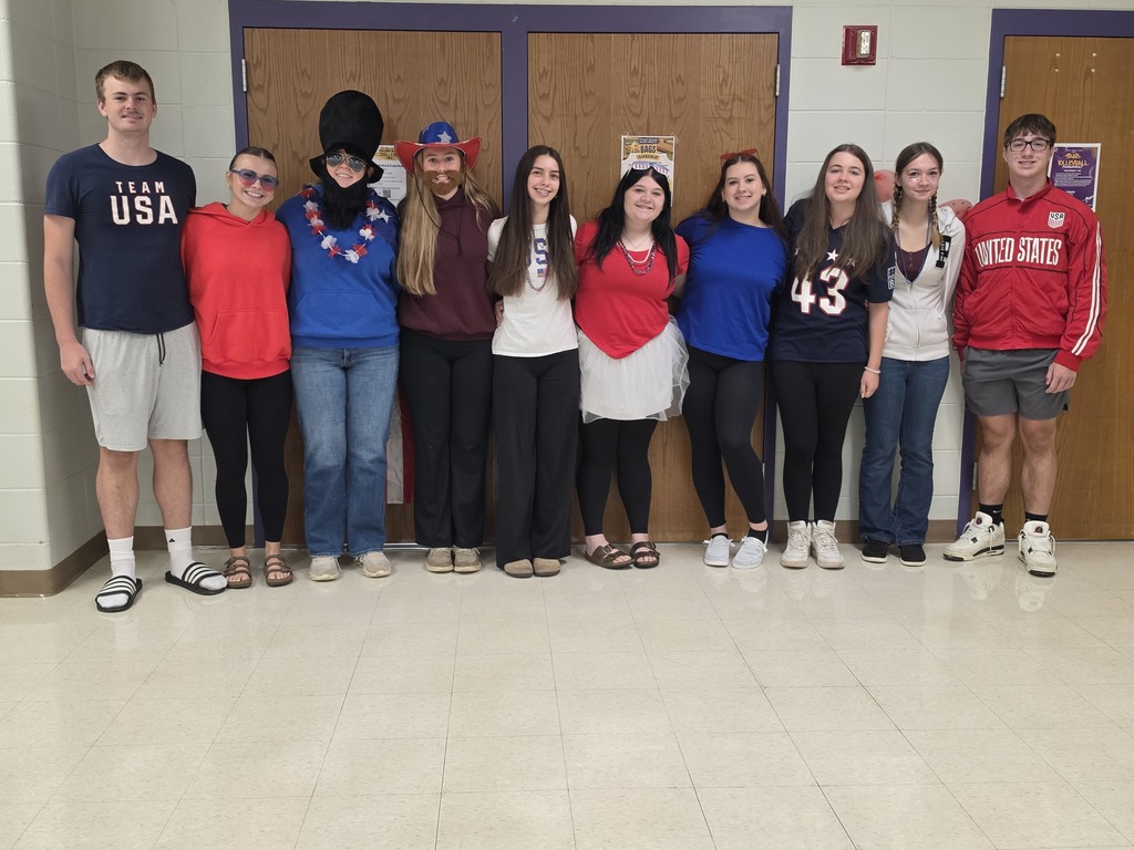 Juniors - Class of 2028 Red, White, and Blue day for 2026 Homecoming